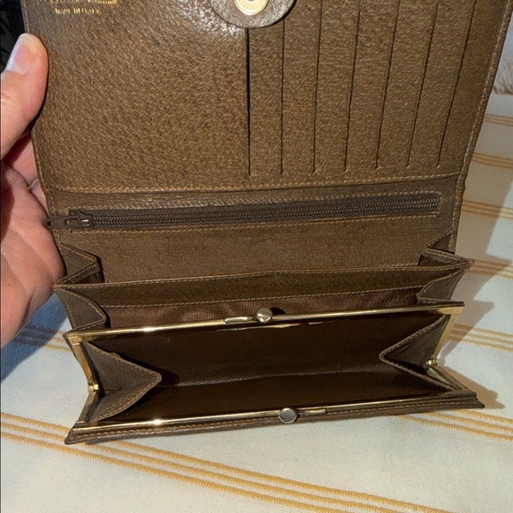 Gucci Beige and Brown GG Coated canvas and Leather Wallet - Picture 11 of 16